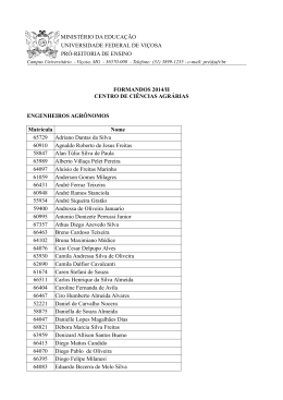 minist&eacute;rio da educa&ccedil;&atilde;o universidade federal de vi&ccedil;osa - PRE