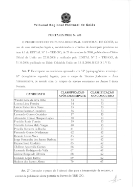 728/2012 - Tribunal Regional Eleitoral de Goiás