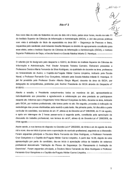 Ata das provas públicas