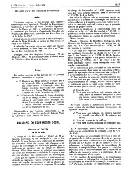 Portaria n.&ordm; 302/84, de 19 de Maio