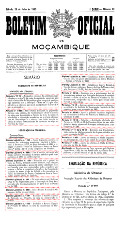 Legislação Moçambicana em CD/DVD