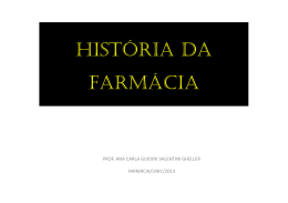 história da farmácia no brasil