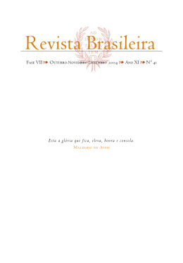 Revista Brasileira - Academia Brasileira de Letras