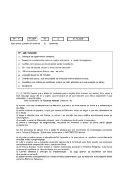 PF &ndash; 4o H13/SP M A 31.10.2008 Esta prova cont&eacute;m um total de 10
