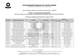 Edital nº 026/2015-Seaa/G - Universidade Estadual do Centro