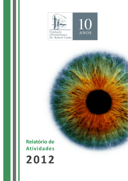 projeto novo olhar - Funda&ccedil;&atilde;o Oftalmol&oacute;gica Dr. Rubem Cunha