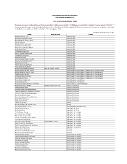 (Lista Cola&ccedil;&atilde;o Mariana)