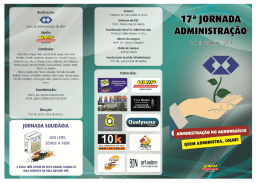 Programa&ccedil;&atilde;o da Jornada