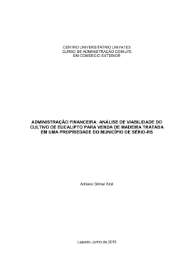 administração financeira: análise de viabilidade do