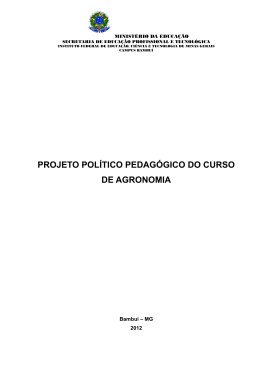 projeto pol&iacute;tico pedag&oacute;gico