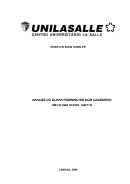 an&aacute;lise do olhar feminino em dom casmurro