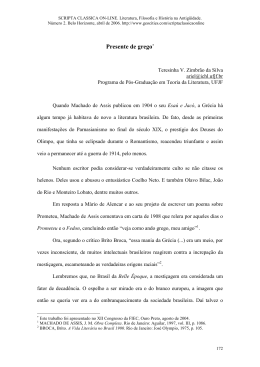 Presente de grego - Scripta Classica On-Line