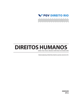 DIREITOS HUMANOS - FGV Direito Rio