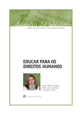 entrevista EDUCAR PARA OS DIREITOS HUMANOS.pmd