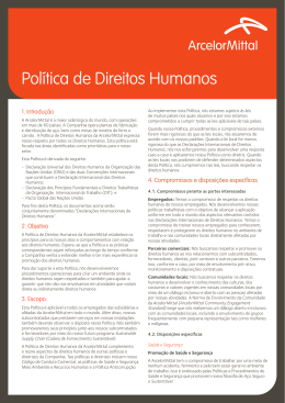 Política de Direitos Humanos