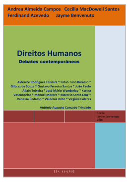 Direitos Humanos: debates contempor&acirc;neos