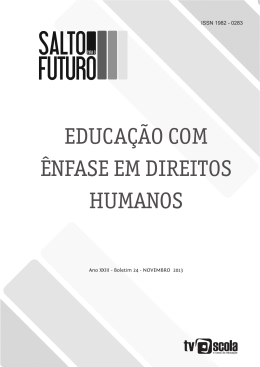 educa&ccedil;&atilde;o com &ecirc;nfase em direitos humanos