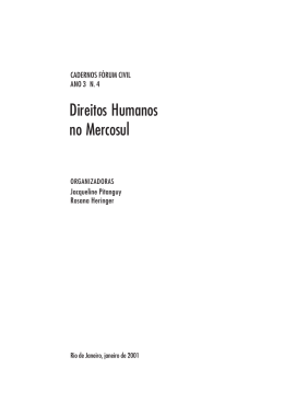 3, n.4 - Direitos Humanos no Mercosul