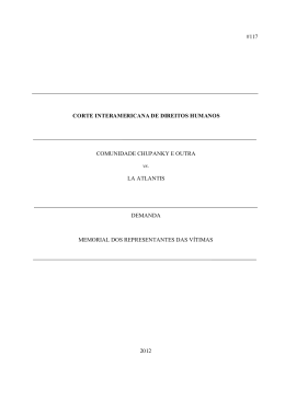 #117 CORTE INTERAMERICANA DE DIREITOS HUMANOS