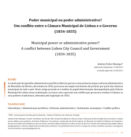 Poder municipal ou poder administrativo?