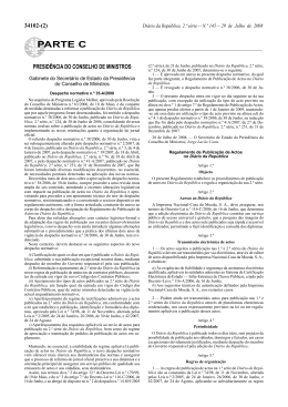 Despacho Normativo n.º 35-A/2008 - Imprensa Nacional