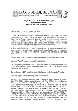 Edi&ccedil;&atilde;o N&uacute;mero 123 de 28/06/2007, pg. 22 Minist&eacute;rio da