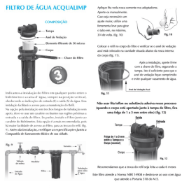 FILTRO DE &Aacute;GUA ACQUALIMP