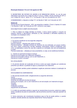 RESOLU&Ccedil;&Atilde;O N&ordm; 53/82 - Secretaria da Sa&uacute;de