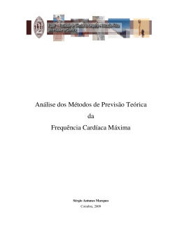 An&aacute;lise dos M&eacute;todos de Previs&atilde;o Te&oacute;rica da Frequ&ecirc;ncia Card&iacute;aca