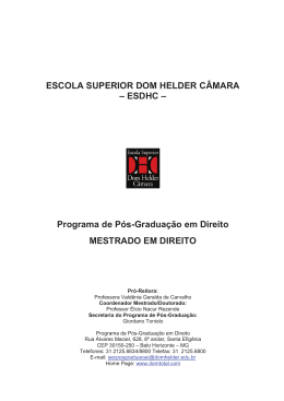 programa de p&oacute;s-gradua&ccedil;&atilde;o em direito