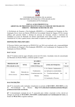 (Direito). - Universidade Federal de Alagoas