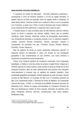 Indicadores S&oacute;cio-Econ&ocirc;micos
