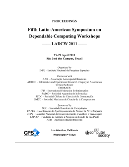 Fifth Latin-American Symposium on Dependable Computing