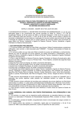 GOVERNO DE ESTADO DE MATO GROSSO
