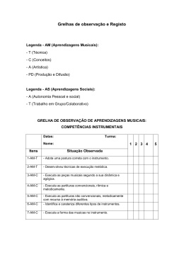 Anexo Grelhas de Observa&ccedil;&atilde;o