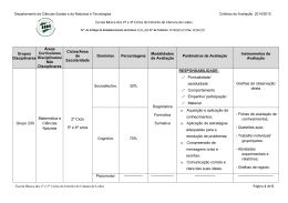 Departamento de Ci&ecirc;ncias Exatas e da Natureza e