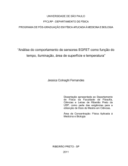 &ldquo;An&aacute;lise do comportamento de sensores EGFET como fun&ccedil;&atilde;o do