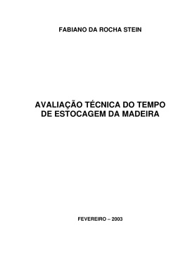 Estocagem de madeira