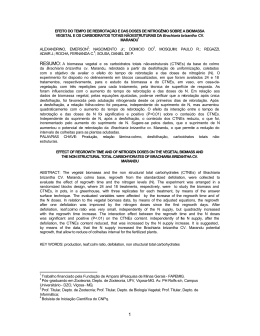 Efeito do tempo de rebrota&ccedil;&atilde;o e das doses de nitrog&ecirc;nio