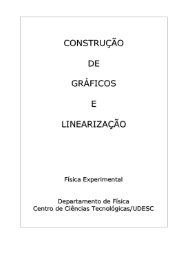 Apostila sobre Constru&ccedil;&atilde;o de Gr&aacute;ficos