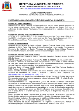 Anexo I - Gest&atilde;o Concurso