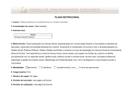 Plano Instrucional