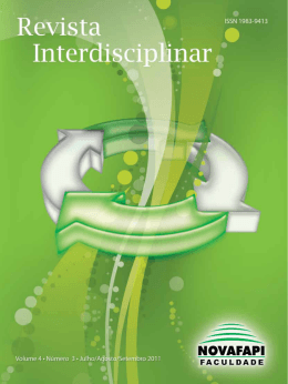 Revista Interdisciplinar NOVAFAPI, Teresina. v.4, n.3, p.X-Y, Abr