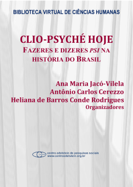 Clio-Psyché hoje: fazeres e dizeres psi na história