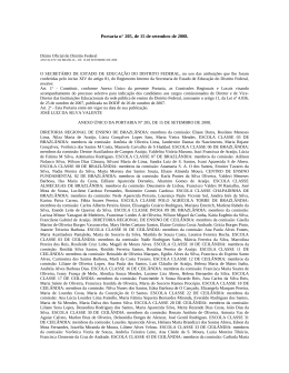 Portaria n&deg; 205, de 15 de setembro de 2008. - Sinpro-DF