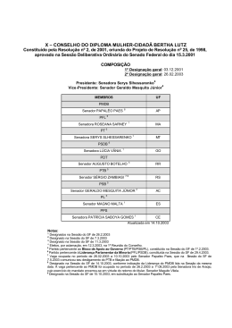 x &ndash; conselho do diploma mulher-cidad&atilde; bertha lutz
