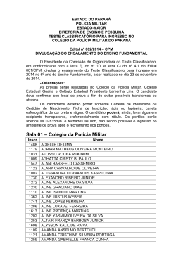 Edital 002/2014 – CPM – Ensalamento 6º ano do Ensino Fundamental