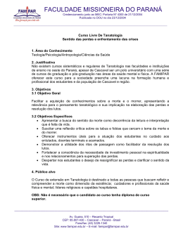 FACULDADE MISSIONEIRA DO PARAN&Aacute;