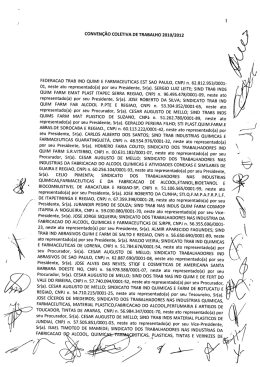 CONVENÇÃO COLETIVA DE TRABALHO 2010/2012