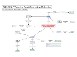 Mapa Conceitual - Geometria molecular
